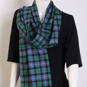 Sash, Long Scarf, Ladies, PLAIN Wool, Galbraith Tartan